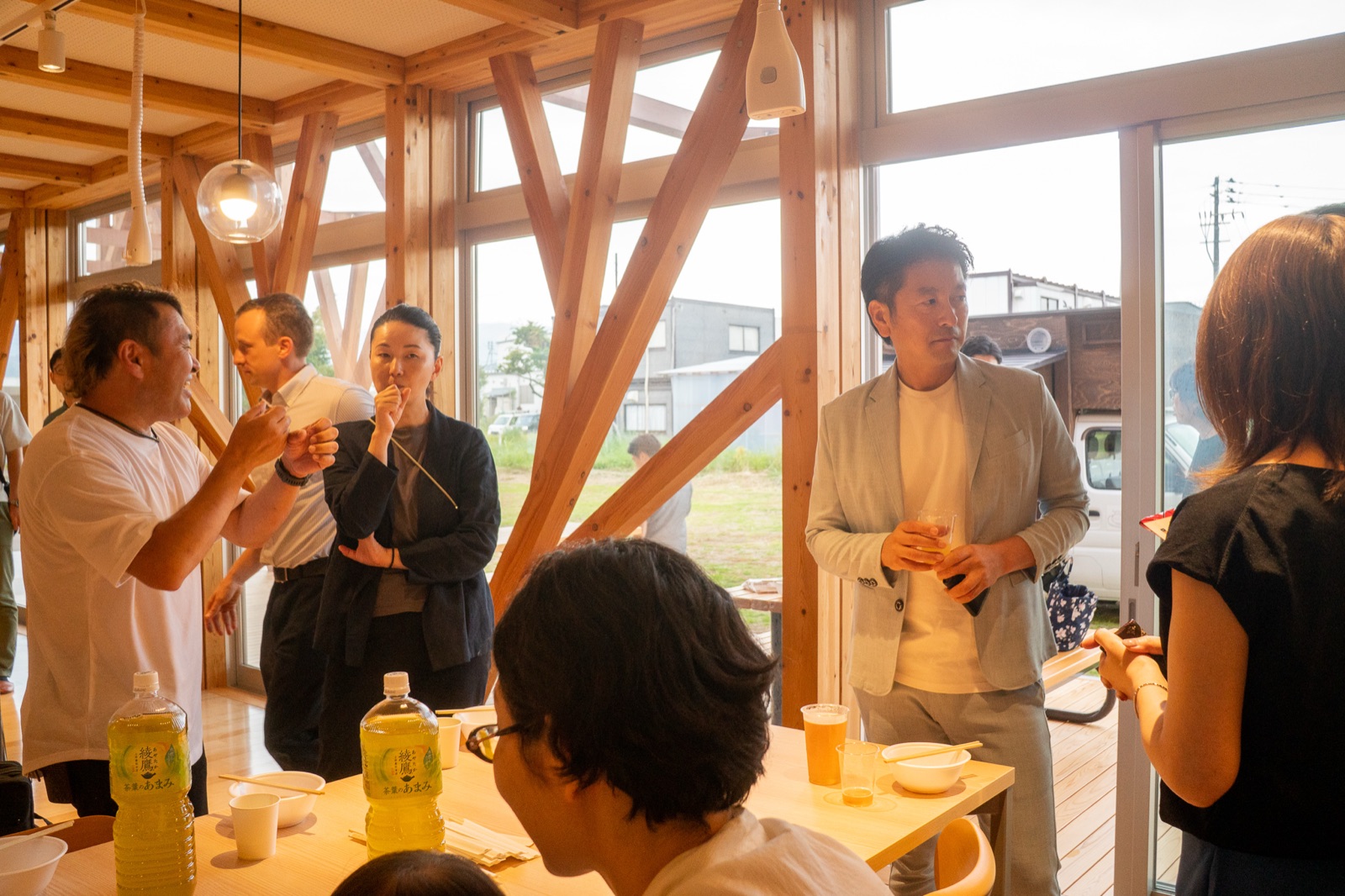 少人数での壁打ちの様子